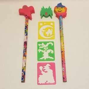 VGUC vtg Halloween Lisa Frank items